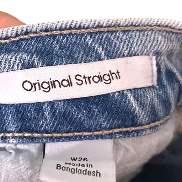 Calvin Klein Vintage Vibe Classic Blue Denim Original Straight Jeans in W26 - Picture 11 of 12